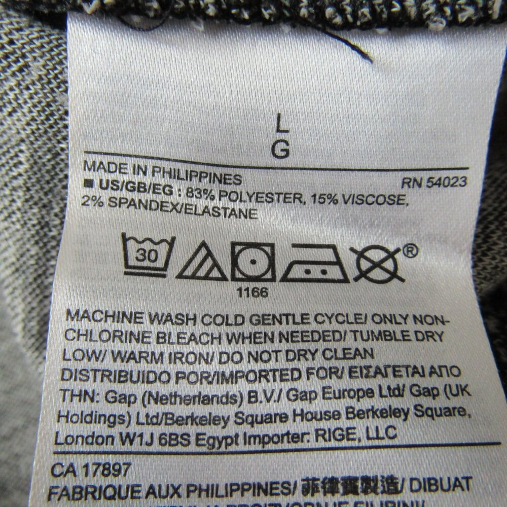 Banana Republic Women's Sweater Large Heather Black Classic Casual Preppy - Picture 12 of 12